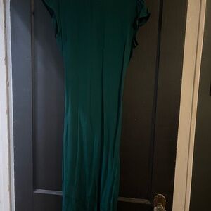 Reformation Green Maxi Dress